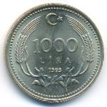 Турция, 1000 лир (1993 г.)