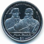 Виргинские острова, 1 доллар (2005 г.)