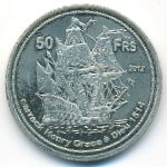 Isle Europa., 50 francs, 2012