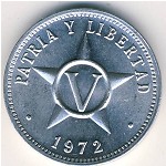 Cuba, 5 centavos, 1963–1972