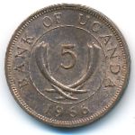 Уганда, 5 центов (1966–1975 г.)