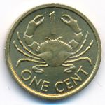 Сейшелы, 1 цент (1997–2004 г.)