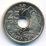 Испания, 25 песет (1998 г.)