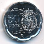Spain, 50 pesetas, 1999