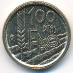 Spain, 100 pesetas, 1995