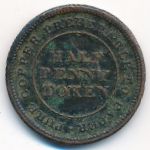 Nova Scotia, 1/2 penny, 1812–1813