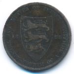 Jersey, 1/24 shilling, 1888