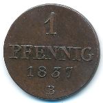 Hannover, 1 pfennig, 1835–1837