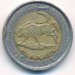 South Africa, 5 rand, 2010