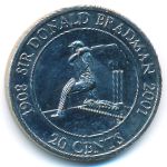 Australia, 20 cents, 2001