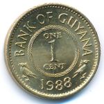 Гайана, 1 цент (1988–1992 г.)