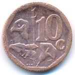 ЮАР, 10 центов (2013 г.)