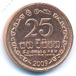 Шри-Ланка, 25 центов (2009 г.)