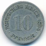 Германия, 10 пфеннигов (1892 г.)