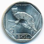 Перу, 1 соль (2019 г.)