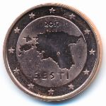 Эстония, 5 евроцентов (2017 г.)
