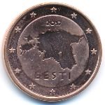 Эстония, 5 евроцентов (2017 г.)