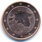 Эстония, 5 евроцентов (2017 г.)