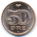 Дания, 50 эре (2008 г.)