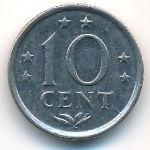 Antilles, 10 cents, 1970