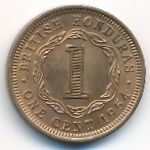 British Honduras, 1 cent, 1954