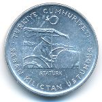 Turkey, 10 kurus, 1975