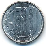 Venezuela, 50 centimos, 2007