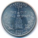 США, 1/4 доллара (2000 г.)