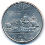 США, 1/4 доллара (2000 г.)