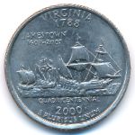 США, 1/4 доллара (2000 г.)