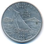 США, 1/4 доллара (2001 г.)