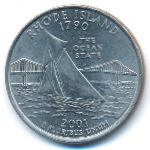 США, 1/4 доллара (2001 г.)