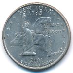 США, 1/4 доллара (2001 г.)