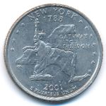 США, 1/4 доллара (2001 г.)