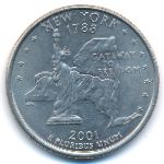 США, 1/4 доллара (2001 г.)