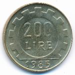 Италия, 200 лир (1985 г.)