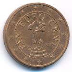 Австрия, 1 евроцент (2010 г.)