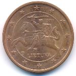Lithuania, 5 euro cent, 2015