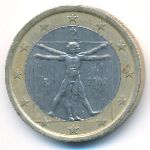 Италия, 1 евро (2002–2004 г.)
