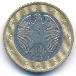 Германия, 1 евро (2002 г.)