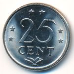 Антильские острова, 25 центов (1984 г.)