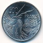 Центральная Африка, 500 франков (1976 г.)