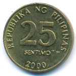 Филиппины, 25 сентимо (2000 г.)