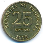Филиппины, 25 сентимо (2000 г.)
