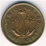 Newfoundland, 1 cent, 1938–1947