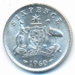 Австралия, 6 пенсов (1960 г.)