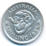 Australia, 1 shilling, 1959