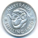 Australia, 1 shilling, 1960