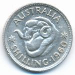 Australia, 1 shilling, 1960