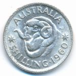 Australia, 1 shilling, 1960